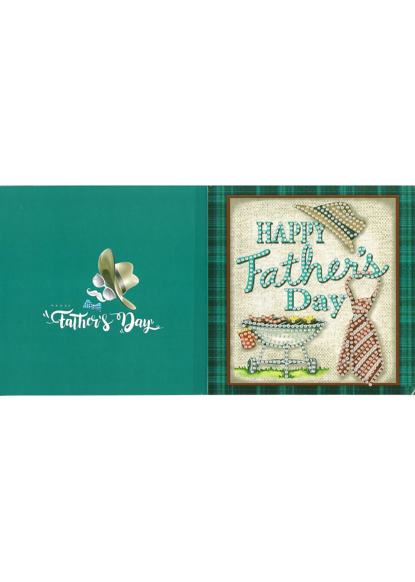 Wenskaart – Happy Fathers Day Barbecue