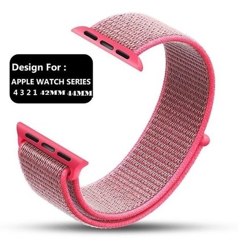 Strap-it Strap-it Correa nylon Apple Watch (rosa) Strap-it Strap-it Correa nylon Apple Watch (rosa)