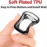 Strap-it Strap-it Funda Apple Watch TPU (negro metálico) Strap-it Strap-it Funda Apple Watch TPU (negro metálico)