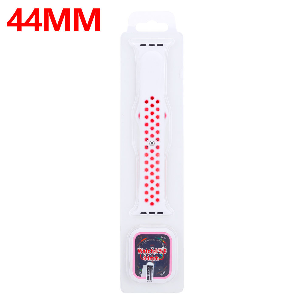 Strap-it Strap-it Correa deportiva Apple Watch + Funda TPU (blanco/rosa) Strap-it Strap-it Correa deportiva Apple Watch + Funda TPU (blanco/rosa)