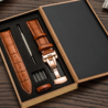Strap-it Strap-it Correa cuero lujo Samsung Galaxy Watch 42mm (marrón) Strap-it Strap-it Correa cuero lujo Samsung Galaxy Watch 42mm (marrón)