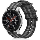 Strap-it Correa nylon con hebilla Samsung Galaxy Watch 46mm (negro/gris) Strap-it Correa nylon con hebilla Samsung Galaxy Watch 46mm (negro/gris)