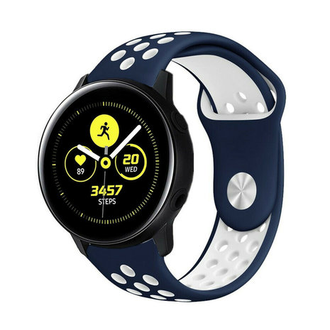 Strap-it Strap-it Correa deportiva Samsung Galaxy Watch Active (azul/blanco) Strap-it Strap-it Correa deportiva Samsung Galaxy Watch Active (azul/blanco)