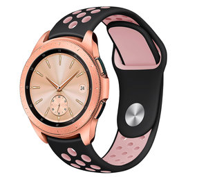 Strap-it Correa deportiva Samsung Galaxy Watch 42mm (negra/rosa) Strap-it Correa deportiva Samsung Galaxy Watch 42mm (negra/rosa)