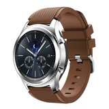 Strap-it Correa silicona Samsung Gear S3 (marrón café)