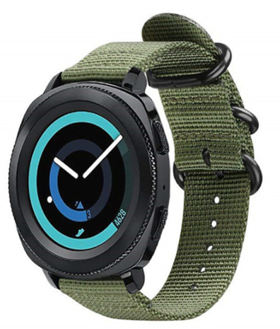 Strap-it Strap-it Correa nylon con hebilla Samsung Gear Sport (verde) Strap-it Strap-it Correa nylon con hebilla Samsung Gear Sport (verde)