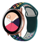 Strap-it Strap-it Correa deportiva Samsung Galaxy Watch Active (verde pin/arcoíris)