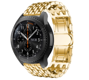 Strap-it Correa acero dragón Samsung Galaxy Watch 46mm (oro) Strap-it Correa acero dragón Samsung Galaxy Watch 46mm (oro)