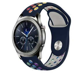 Strap-it Correa deportiva Samsung Gear S3 (azul oscuro/arcoíris) Strap-it Correa deportiva Samsung Gear S3 (azul oscuro/arcoíris)