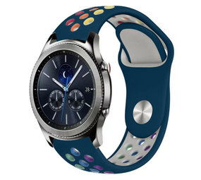 Strap-it Correa deportiva Samsung Gear S3 (azul/arcoíris) Strap-it Correa deportiva Samsung Gear S3 (azul/arcoíris)
