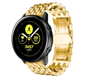 Strap-it Correa acero dragón Samsung Galaxy Watch 42mm (oro) Strap-it Correa acero dragón Samsung Galaxy Watch 42mm (oro)