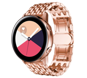Strap-it Correa acero dragón Samsung Galaxy Watch 42mm (oro rosa) Strap-it Correa acero dragón Samsung Galaxy Watch 42mm (oro rosa)