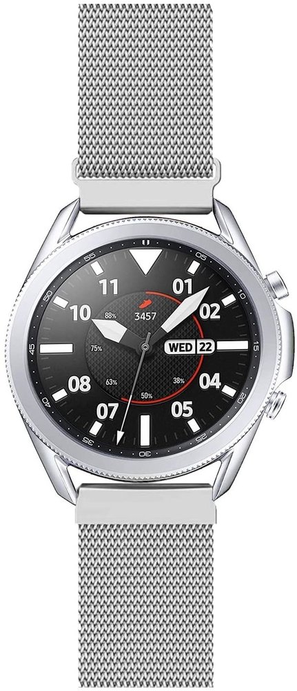 Strap-it Strap-it Correa milanesa Samsung Galaxy Watch 3 45mm (plateada) Strap-it Strap-it Correa milanesa Samsung Galaxy Watch 3 45mm (plateada)