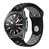 Strap-it Correa deportiva Samsung Galaxy Watch 3 45mm (negro/gris) Strap-it Correa deportiva Samsung Galaxy Watch 3 45mm (negro/gris)
