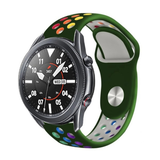 Strap-it Correa deportiva Samsung Galaxy Watch 3 45mm (verde militar/arcoíris) Strap-it Correa deportiva Samsung Galaxy Watch 3 45mm (verde militar/arcoíris)