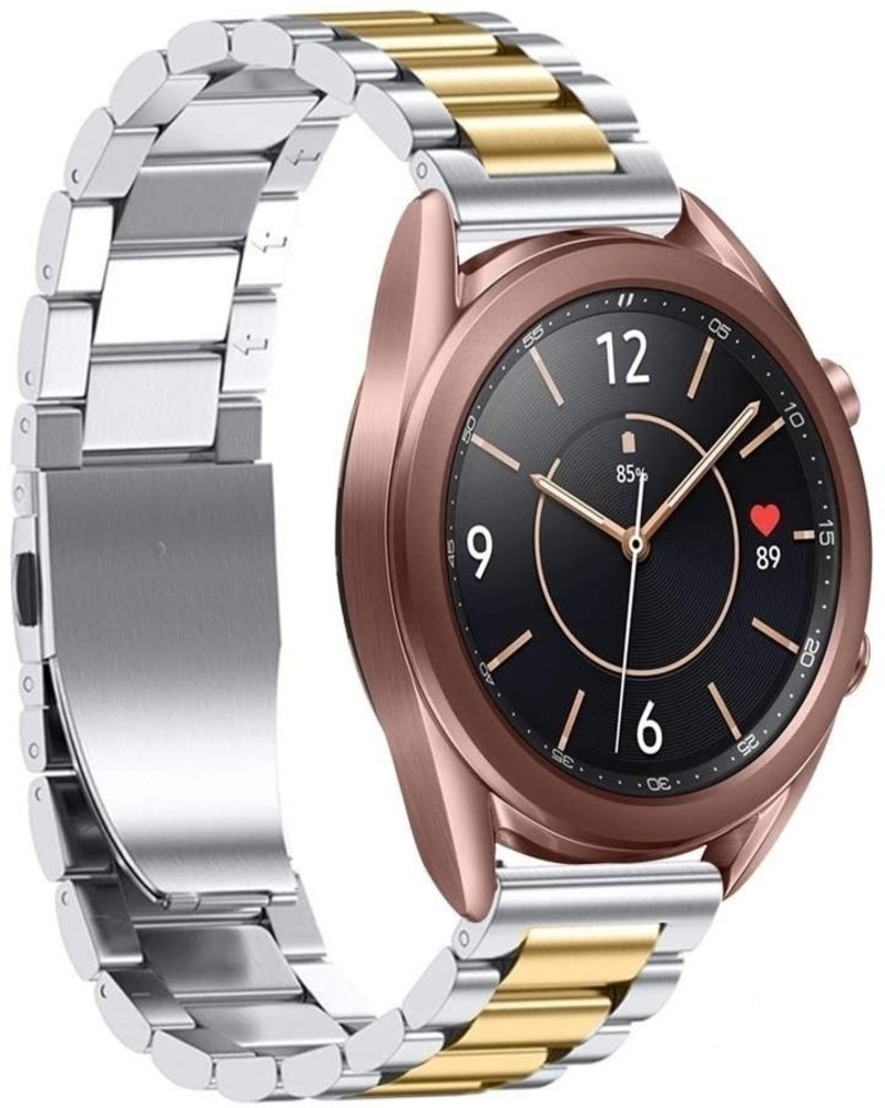 Strap-it Strap-it Correa acero Samsung Galaxy Watch 3 41mm (plata/oro) Strap-it Strap-it Correa acero Samsung Galaxy Watch 3 41mm (plata/oro)