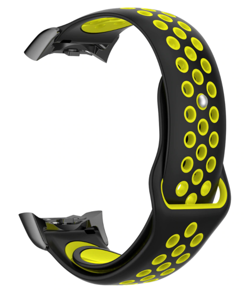 Strap-it Strap-it Correa deportiva Samsung Gear Fit 2 (Pro) (negra/amarilla) Strap-it Strap-it Correa deportiva Samsung Gear Fit 2 (Pro) (negra/amarilla)