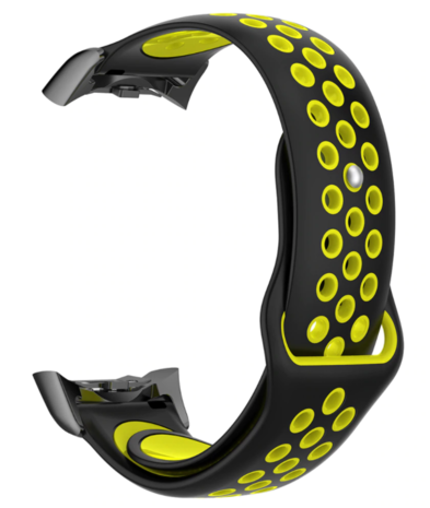 Strap-it Strap-it Correa deportiva Samsung Gear Fit 2 (Pro) (negra/amarilla) Strap-it Strap-it Correa deportiva Samsung Gear Fit 2 (Pro) (negra/amarilla)