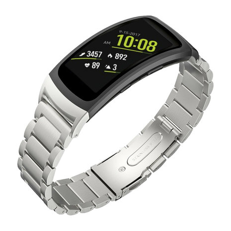 Strap-it Strap-it Correa acero Samsung Gear Fit 2 (Pro) (plata) Strap-it Strap-it Correa acero Samsung Gear Fit 2 (Pro) (plata)