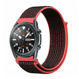 Strap-it Correa nylon Samsung Galaxy Watch 3 45mm (negro/rojo) Strap-it Correa nylon Samsung Galaxy Watch 3 45mm (negro/rojo)
