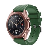 Strap-it Correa silicona Samsung Galaxy Watch 3 41mm (verde militar)