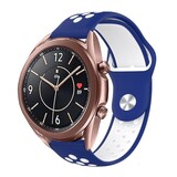Strap-it Correa deportiva Samsung Galaxy Watch 3 41mm (azul/blanco) Strap-it Correa deportiva Samsung Galaxy Watch 3 41mm (azul/blanco)