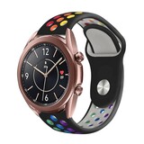Strap-it Correa deportiva Samsung Galaxy Watch 3 41mm (negra/arcoíris) Strap-it Correa deportiva Samsung Galaxy Watch 3 41mm (negra/arcoíris)