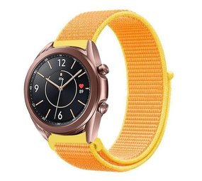 Strap-it Correa nylon Samsung Galaxy Watch 3 41mm (amarillo naranja) Strap-it Correa nylon Samsung Galaxy Watch 3 41mm (amarillo naranja)