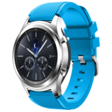 Strap-it Correa silicona Samsung Gear S3 (azul celeste)