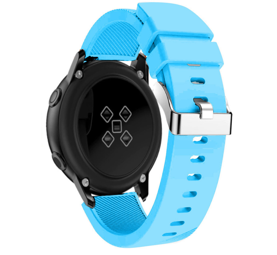 Strap-it Strap-it Correa silicona Samsung Galaxy Watch Active (azul claro)