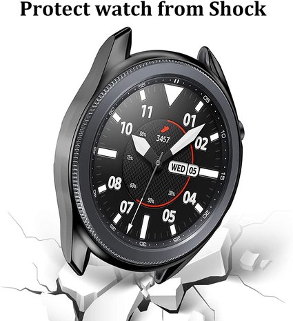 Strap-it Strap-it Funda TPU Samsung Galaxy Watch 3 45mm (negro) Strap-it Strap-it Funda TPU Samsung Galaxy Watch 3 45mm (negro)