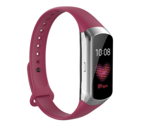 Strap-it Correa silicona Samsung Galaxy Fit (rojo vino)