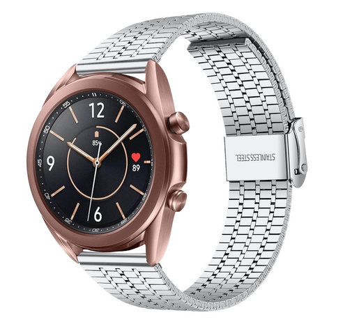 Strap-it Strap-it Correa acero inoxidable Samsung Galaxy Watch 3 41mm (plata) Strap-it Strap-it Correa acero inoxidable Samsung Galaxy Watch 3 41mm (plata)