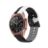 Strap-it Correa sport triple Samsung Galaxy Watch 3 41mm (negro/blanco/gris) Strap-it Correa sport triple Samsung Galaxy Watch 3 41mm (negro/blanco/gris)