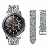 Strap-it Strap-it Correa cuero con purpurina Samsung Galaxy Watch 46mm (plata) Strap-it Strap-it Correa cuero con purpurina Samsung Galaxy Watch 46mm (plata)