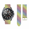 Strap-it Strap-it Correa cuero con purpurina Samsung Galaxy Watch 3 45mm (arcoíris) Strap-it Strap-it Correa cuero con purpurina Samsung Galaxy Watch 3 45mm (arcoíris)