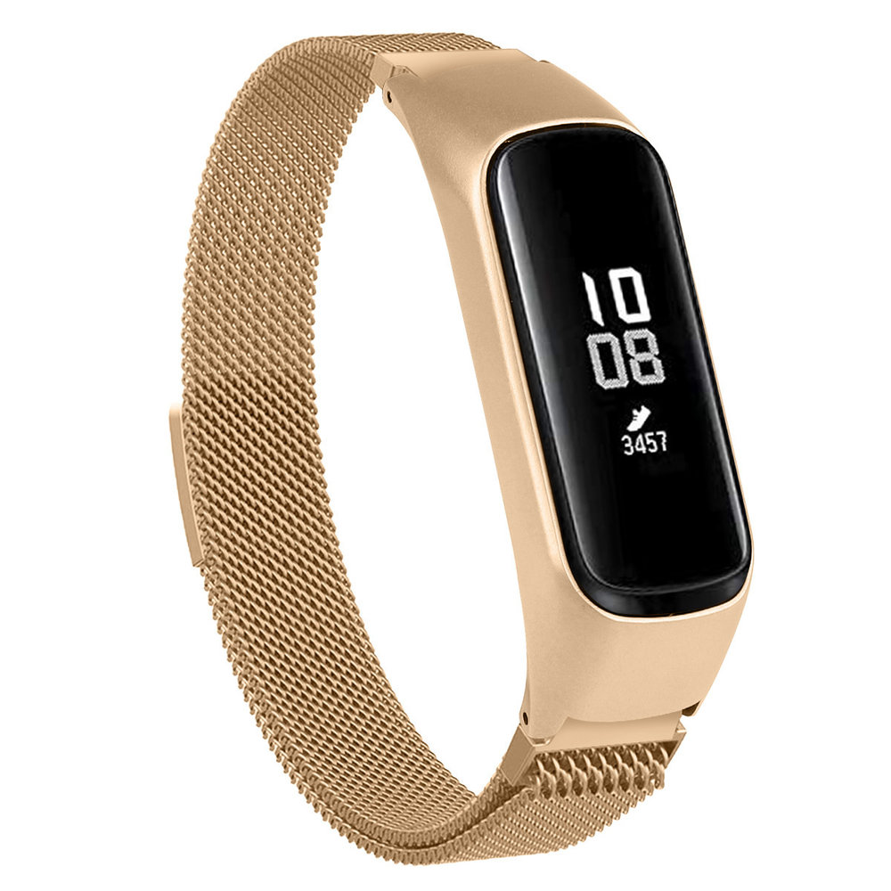Correa milanese Samsung Galaxy Fit e oro rosa Correasmartwatch.es