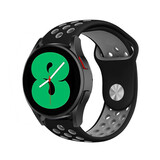 Strap-it Correa deportiva Samsung Galaxy Watch 4 40mm (negro/gris) Strap-it Correa deportiva Samsung Galaxy Watch 4 40mm (negro/gris)