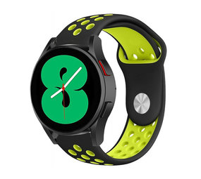 Strap-it Correa deportiva Samsung Galaxy Watch 4 40 mm (negra/amarilla) Strap-it Correa deportiva Samsung Galaxy Watch 4 40 mm (negra/amarilla)