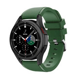 Strap-it Correa silicona Samsung Galaxy Watch 4 Classic 46mm (verde ejárcito)
