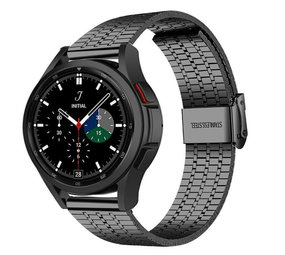 Strap-it Correa acero Samsung Galaxy Watch 4 Classic 42mm inoxidable (negro) Strap-it Correa acero Samsung Galaxy Watch 4 Classic 42mm inoxidable (negro)