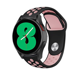 Strap-it Correa deportiva Samsung Galaxy Watch 4 44mm (negro/rosa) Strap-it Correa deportiva Samsung Galaxy Watch 4 44mm (negro/rosa)