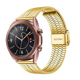 Strap-it Correa acero inoxidable Samsung Galaxy Watch 3 41mm (oro) Strap-it Correa acero inoxidable Samsung Galaxy Watch 3 41mm (oro)