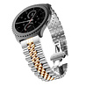 Strap-it Strap-it Correa acero Jubilee Samsung Galaxy Watch 42mm (plata/oro rosa) Strap-it Strap-it Correa acero Jubilee Samsung Galaxy Watch 42mm (plata/oro rosa)