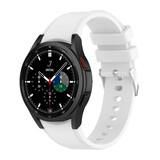 Strap-it Correa silicona Samsung Galaxy Watch 4 Classic 42mm (blanca)