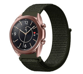 Strap-it Correa nylon Samsung Galaxy Watch 3 41mm (verde oscuro) Strap-it Correa nylon Samsung Galaxy Watch 3 41mm (verde oscuro)