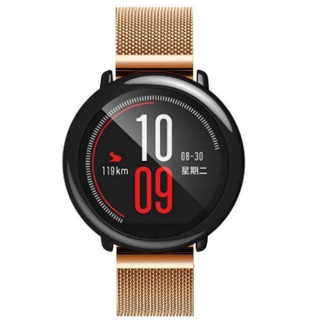 Strap-it Strap-it Correa milanese Xiaomi Amazfit Pace (oro rosa) Strap-it Strap-it Correa milanese Xiaomi Amazfit Pace (oro rosa)