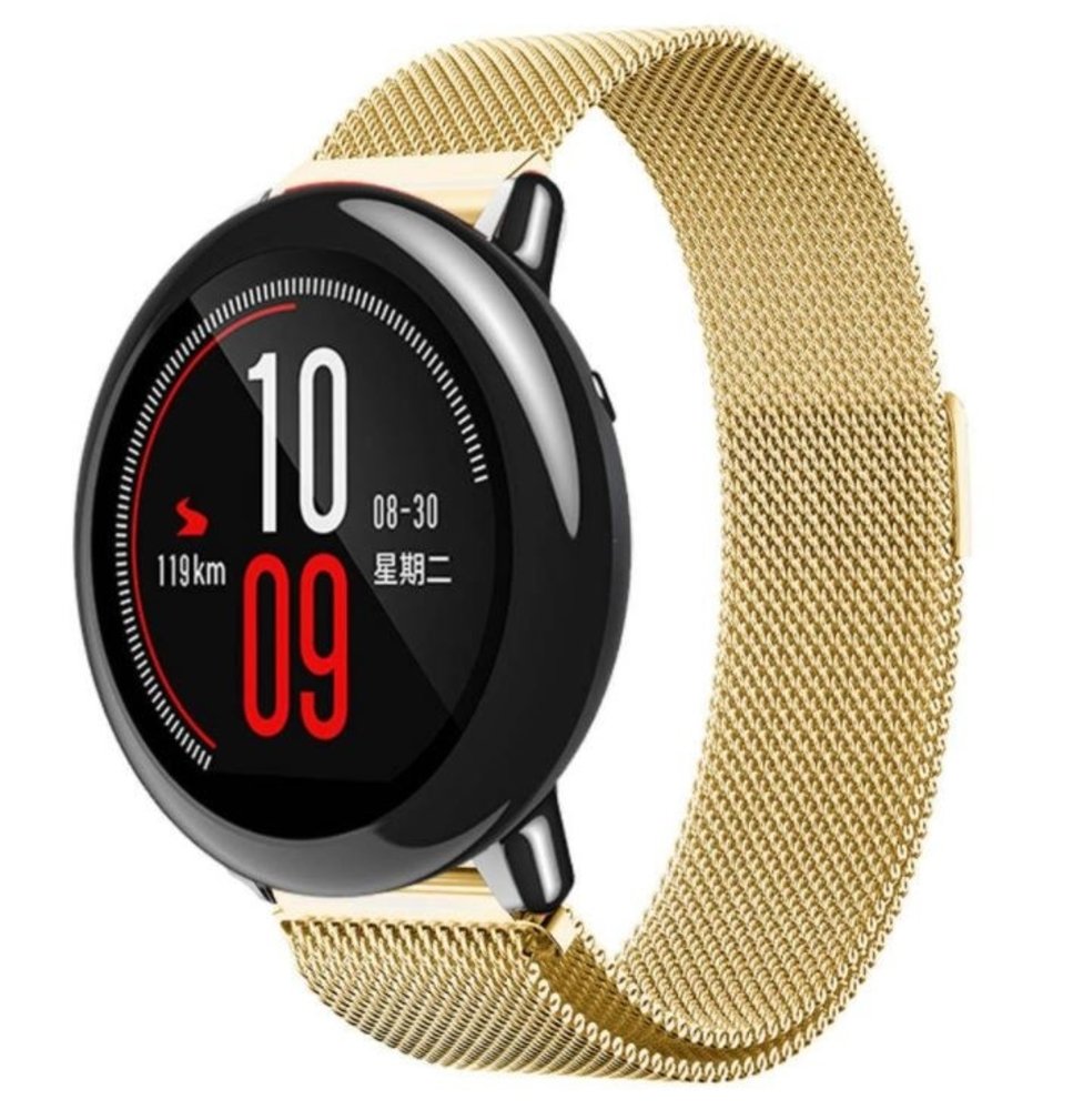 Strap-it Strap-it Correa milanese Xiaomi Amazfit Pace (oro) Strap-it Strap-it Correa milanese Xiaomi Amazfit Pace (oro)
