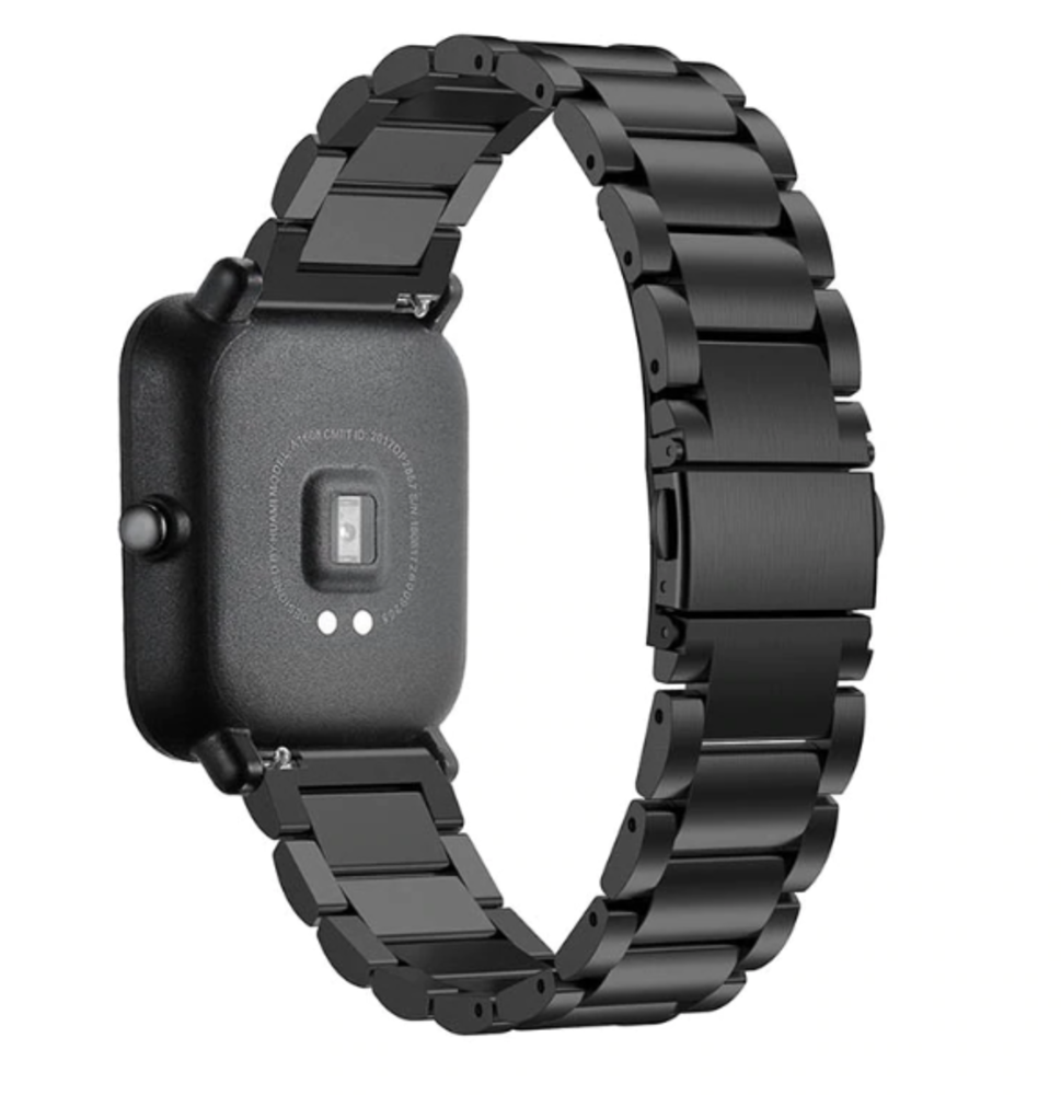 Strap-it Strap-it Correa acero Xiaomi Amazfit GTS (negro) Strap-it Strap-it Correa acero Xiaomi Amazfit GTS (negro)