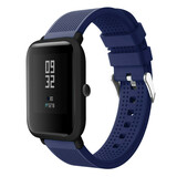 Strap-it Correa silicona Xiaomi Amazfit Bip (azul oscuro)